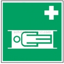 Rettungszeichen Erste Hilfe: Krankentrage (BGV A8 E 04)